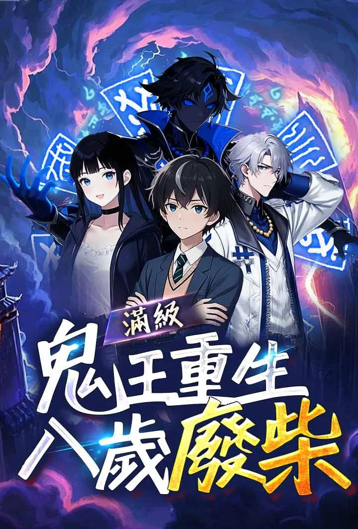 《滿級鬼王重生八歲廢柴》封面
