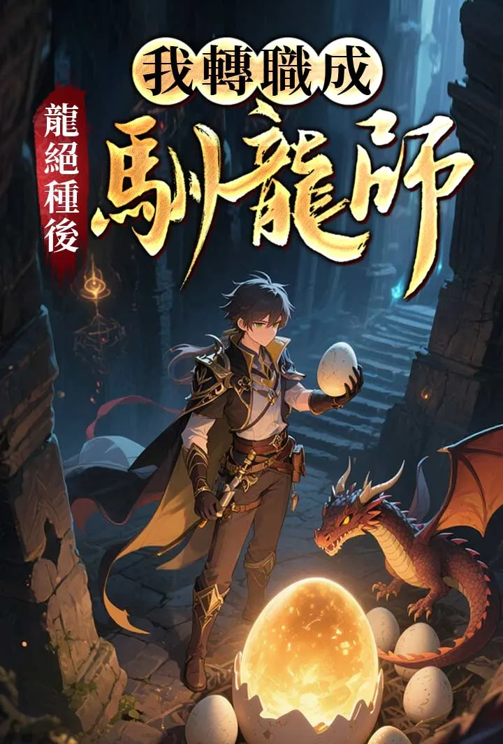 《龍絕種後，我轉職成馴龍師》封面