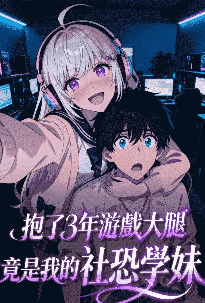 《抱了3年遊戲大腿，竟是我的社恐學妹》封面