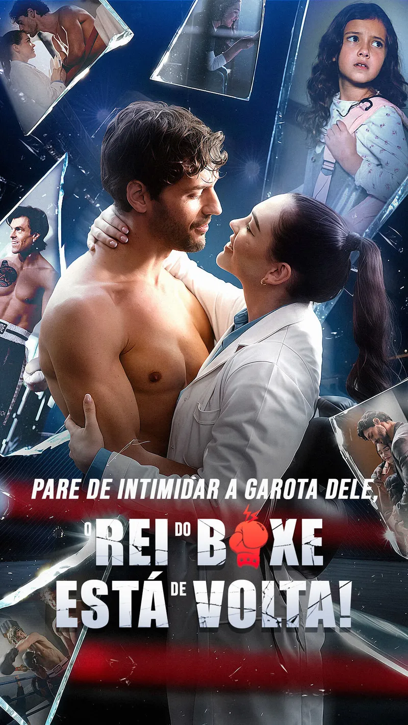 Capa de Pare de intimidar a garota dele, o rei do boxe está de volta!