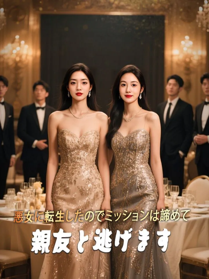 「悪女に転生したのでミッションは諦めて親友と逃げます」のカバー画像
