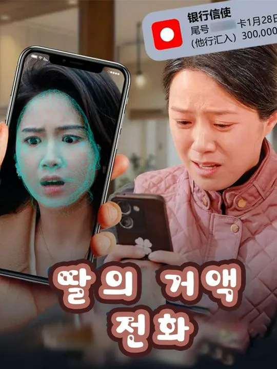딸의 거액 전화 표지