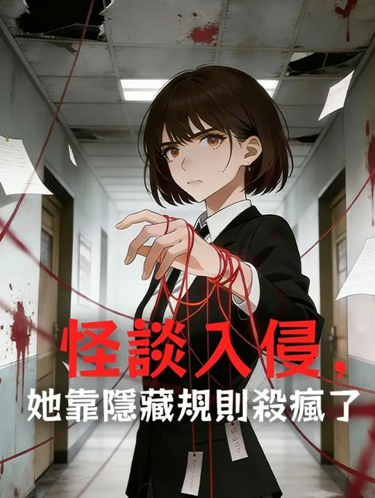 《怪談入侵，她靠隱藏規則殺瘋了》封面