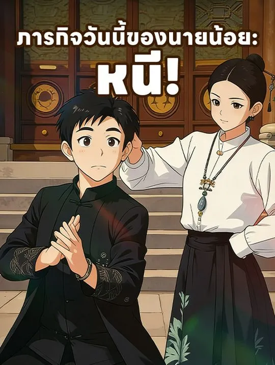 หน้าปกภารกิจวันนี้ของนายน้อย: หนี!