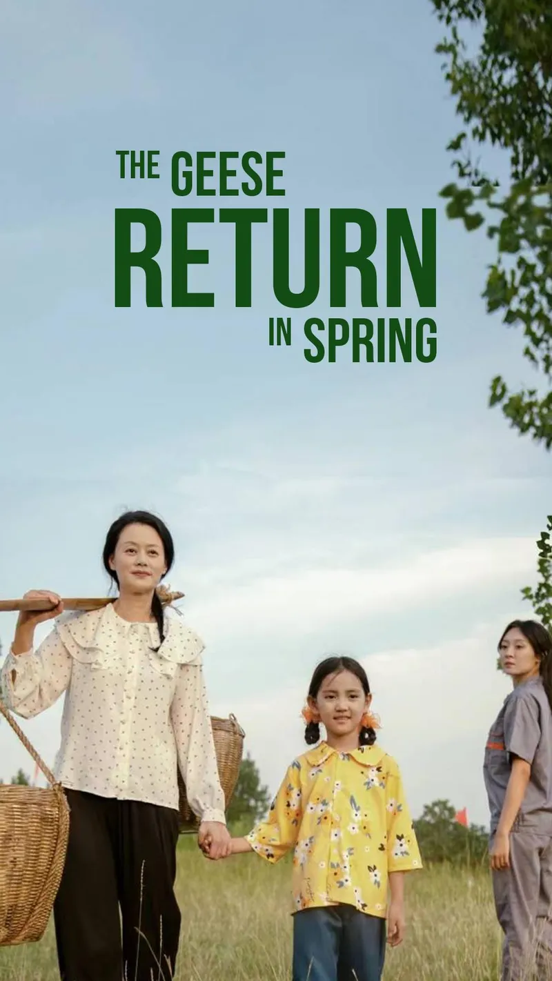 The geese return in spring cover