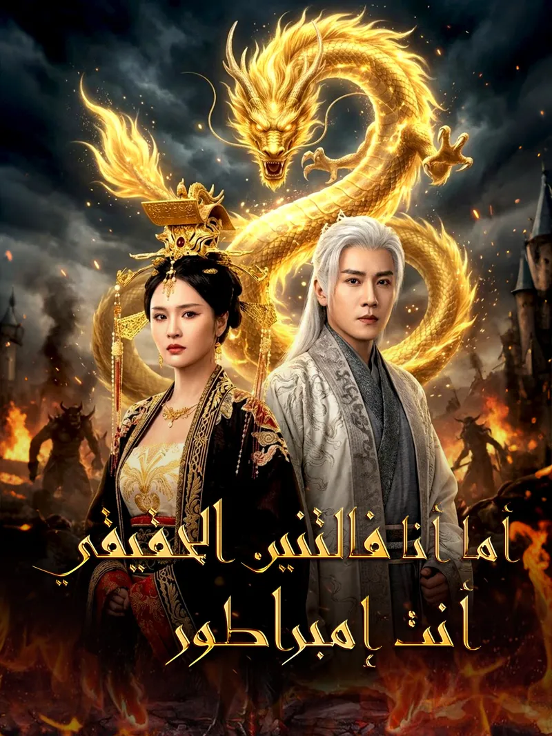 غلاف أنت إمبراطور، أما أنا فالتنين الحقيقي