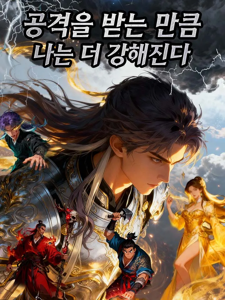 공격을 받는 만큼 나는 더 강해진다 표지
