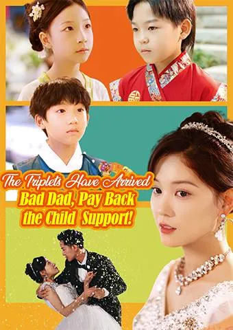 The Triplets Have Arrived: Bad Dad, Pay Back the Child Support cover