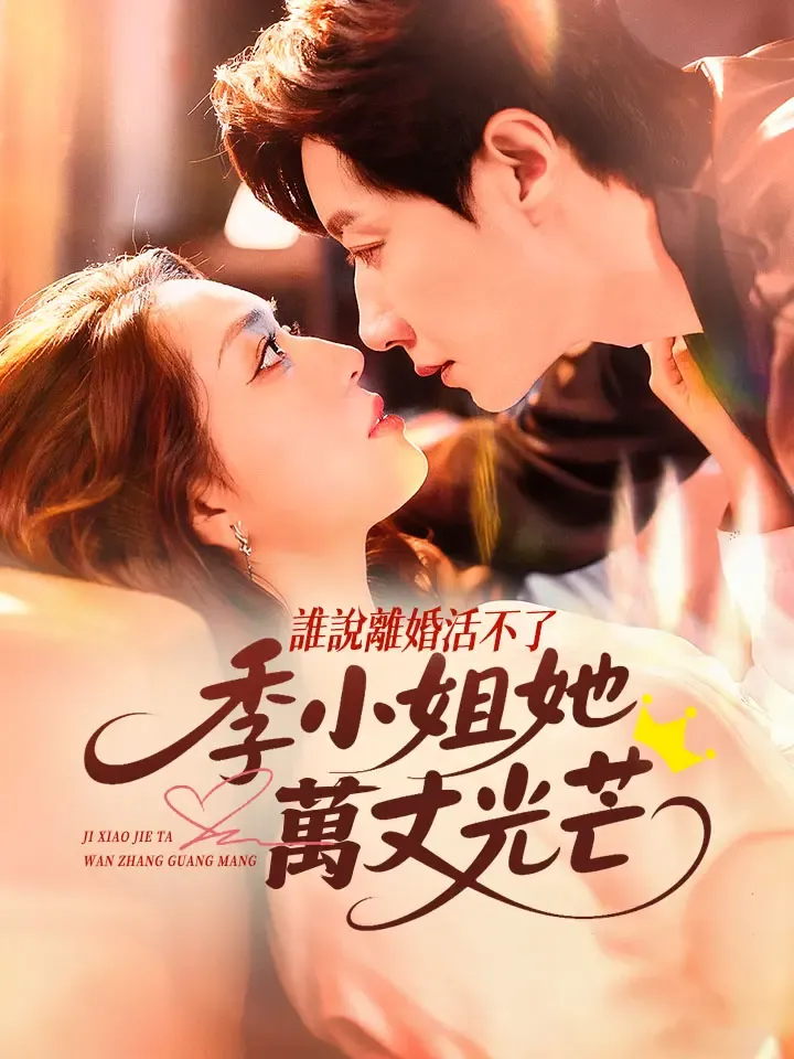 《誰說離婚活不了，季小姐她萬丈光芒》封面
