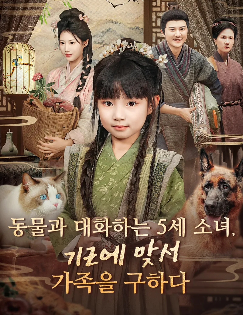 동물과 대화하는 5세 소녀, 기근에 맞서 가족을 구하다 표지