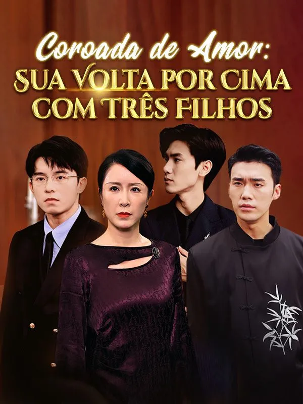 Capa de Coroada de Amor: Sua Volta por Cima com Três Filhos (Dublado)