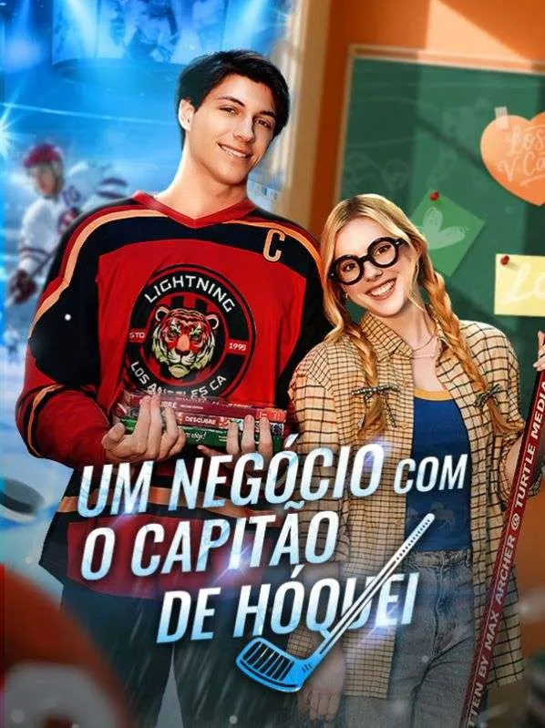 Capa de Um Negócio com O Capitão de Hóquei