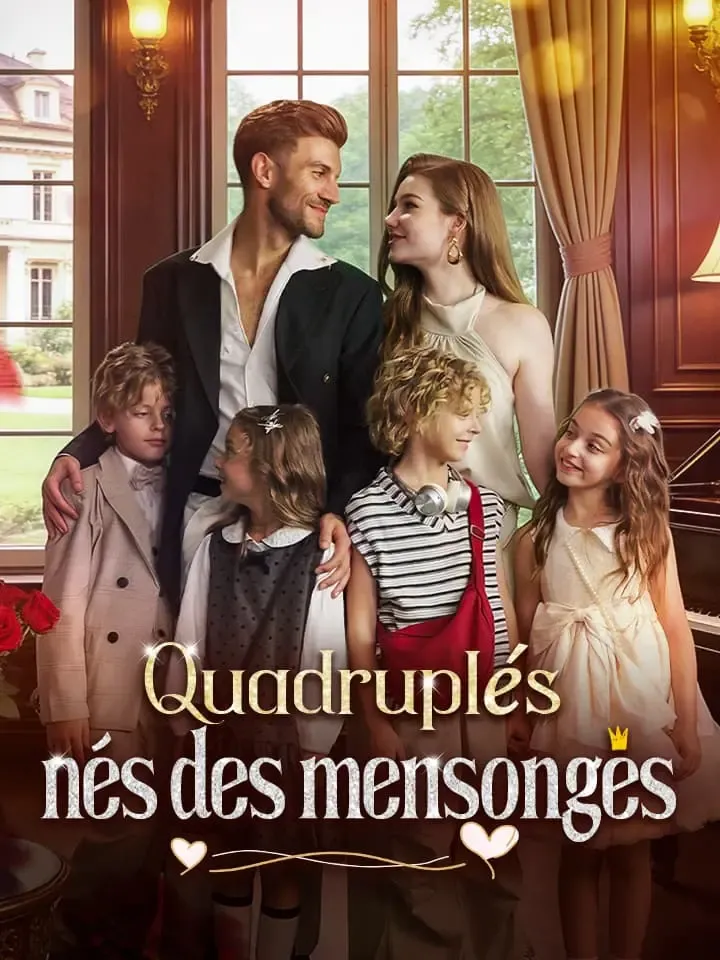 Couverture de Quadruplés nés des mensonges