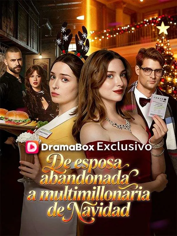 Portada de De esposa abandonada a multimillonaria de Navidad