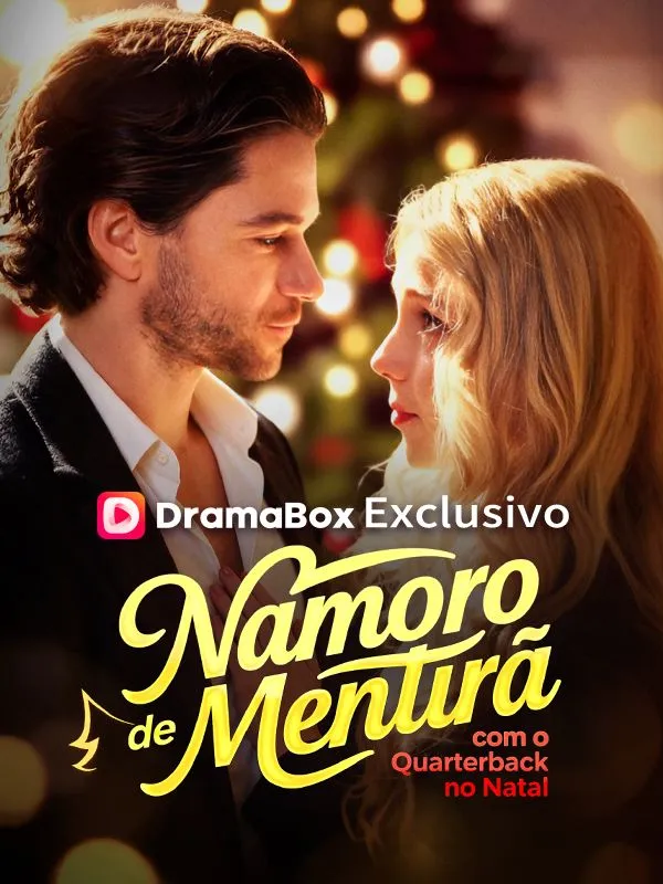 Capa de Namoro de Mentira com o Quarterback no Natal (Dublado)