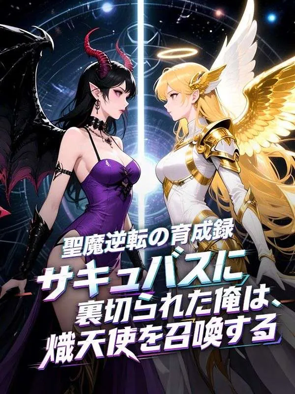 「聖魔逆転の育成録：サキュバスに裏切られた俺は、熾天使を召喚する（吹き替え）」のカバー画像