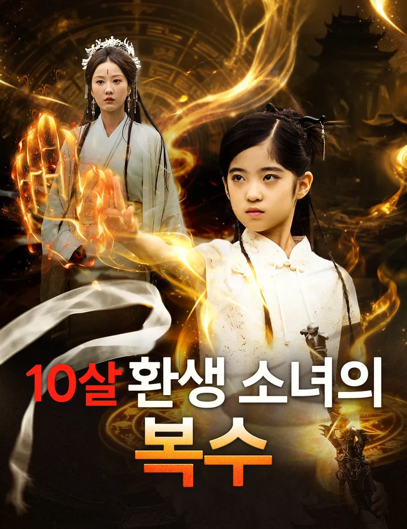 10살 환생 소녀의 복수 표지