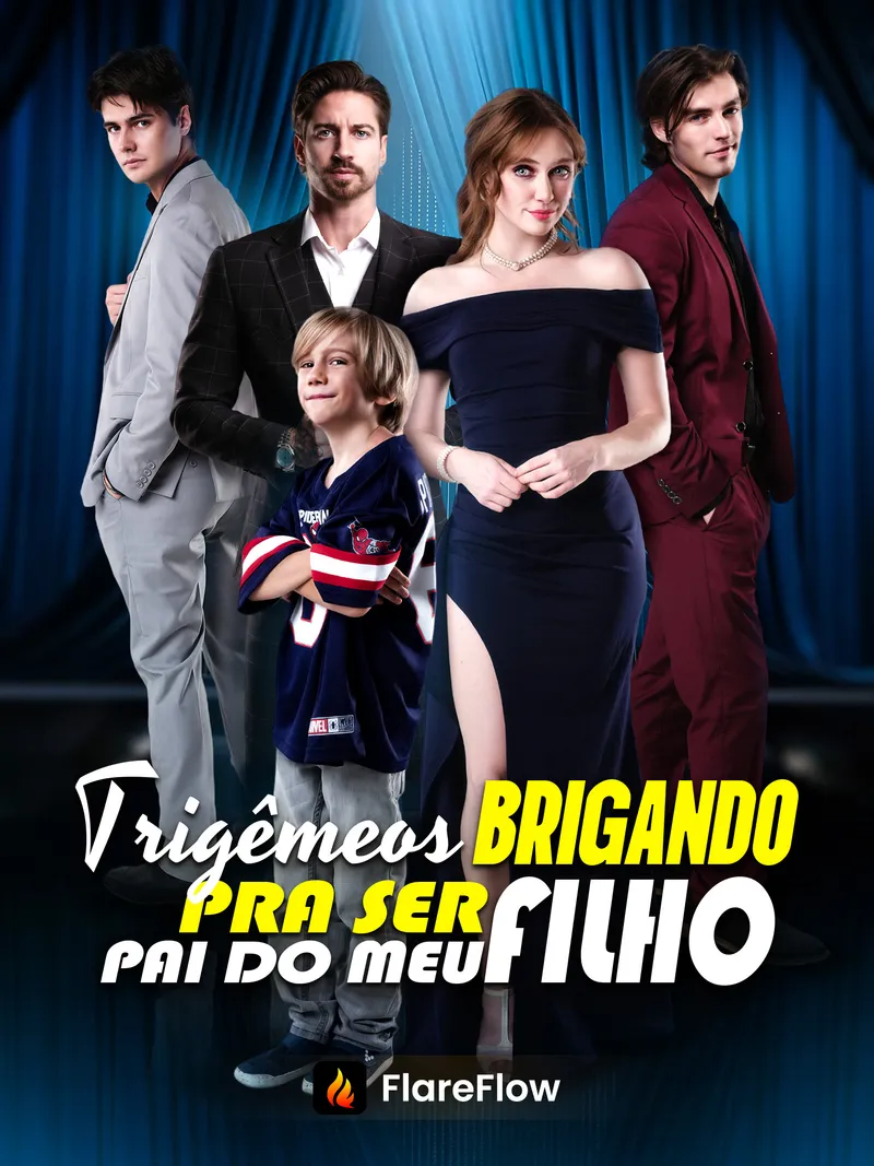Capa de Trigêmeos Brigando pra Ser Pai do Meu Filho