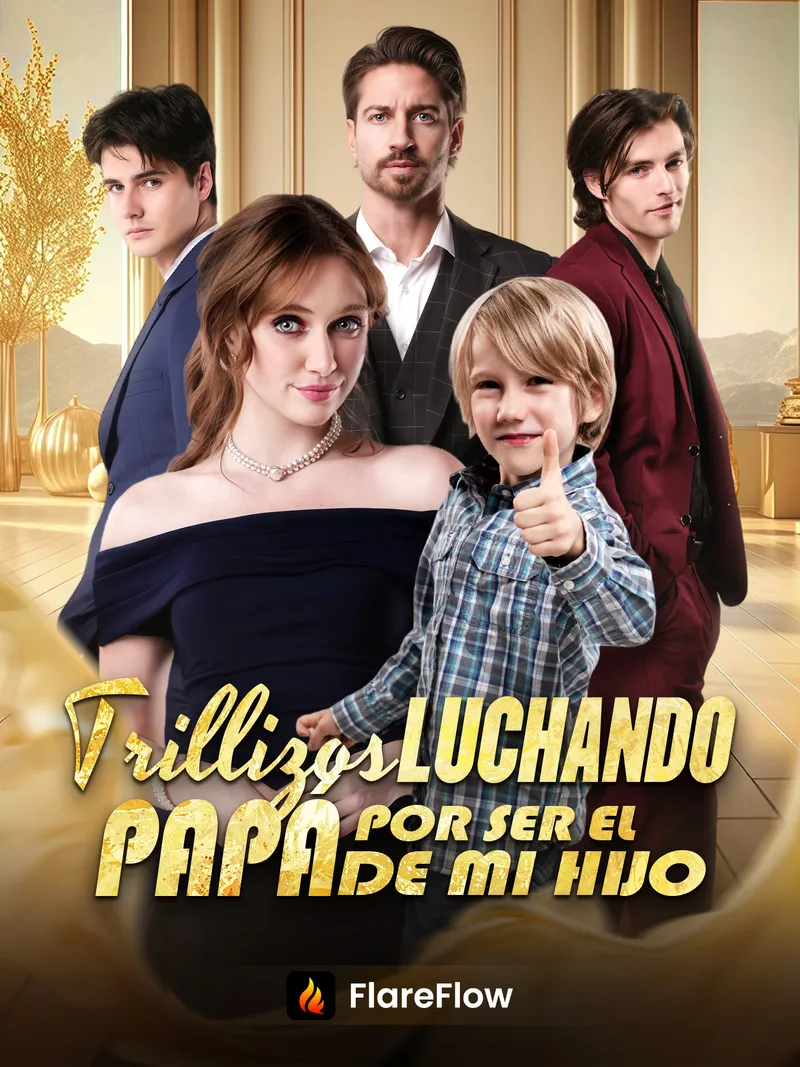 Portada de Trillizos Luchando por Ser el Papá de Mi Hijo