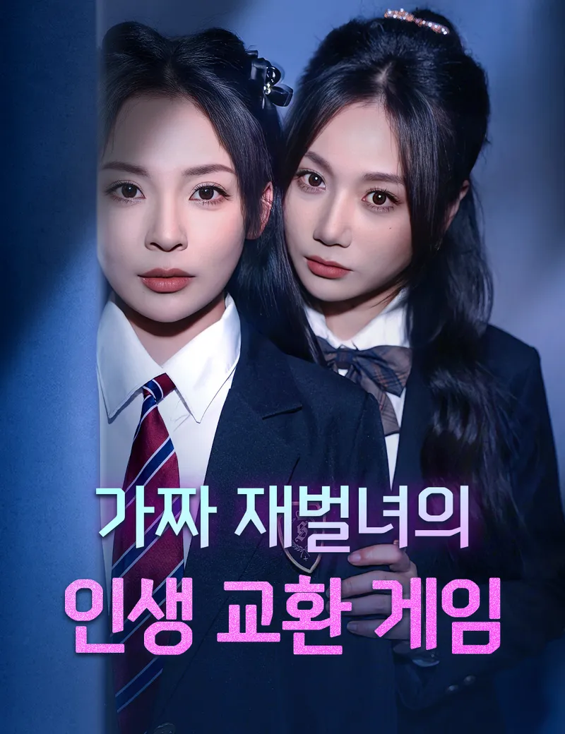 가짜 재벌녀의 인생 교환 게임 표지