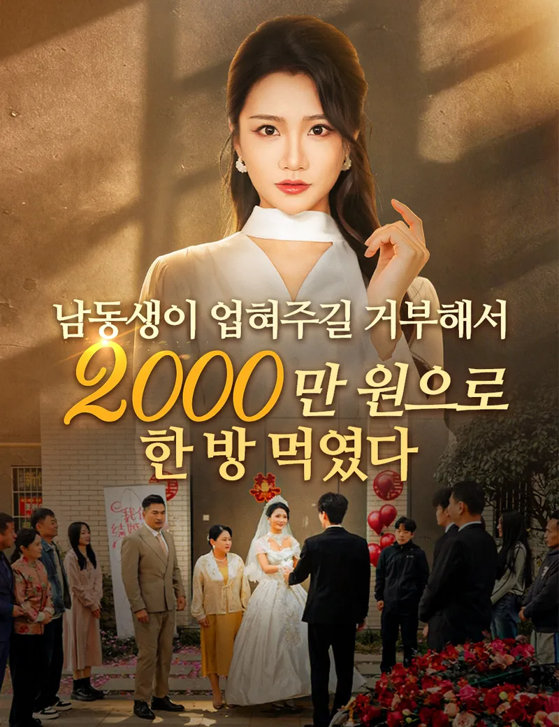 남동생이 업혀주길 거부해서, 2000만 원으로 한 방 먹였다 표지