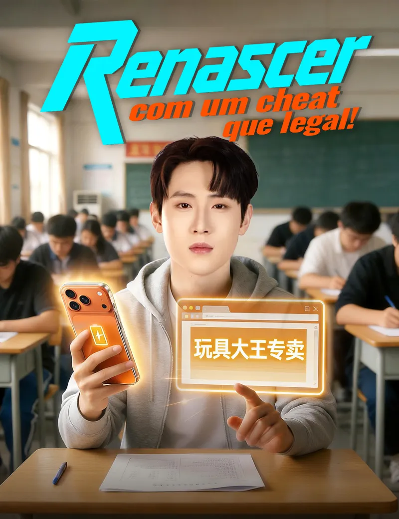 Capa de Renascer com um cheat, que legal!