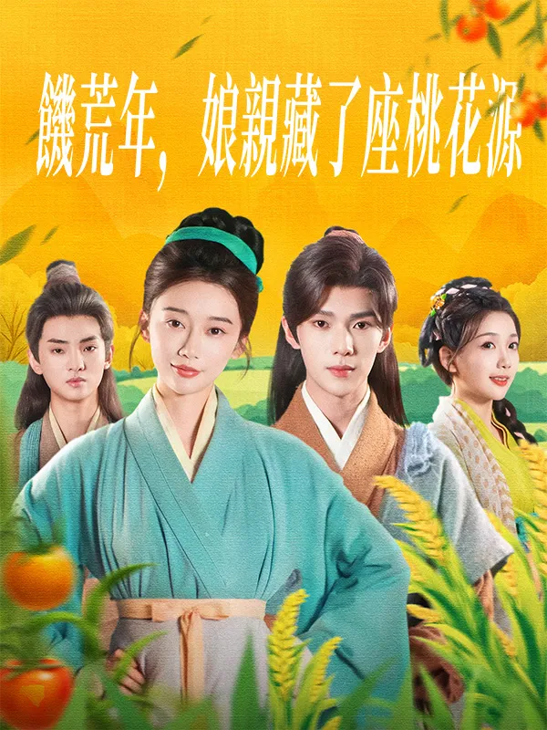 《饑荒年，娘親藏了座桃花源》封面