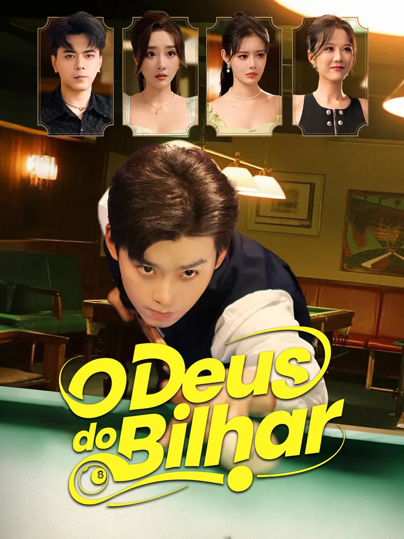 Capa de O Deus do Bilhar