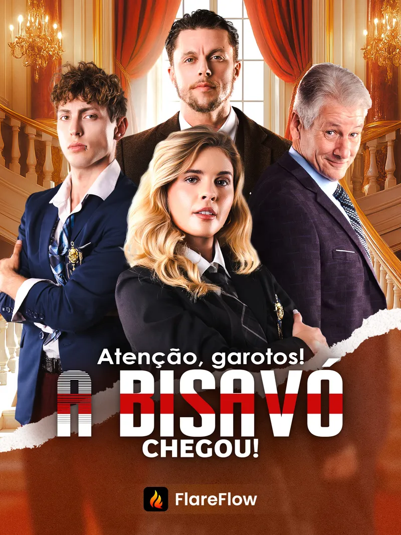 Capa de Atenção, garotos! A bisavó chegou!
