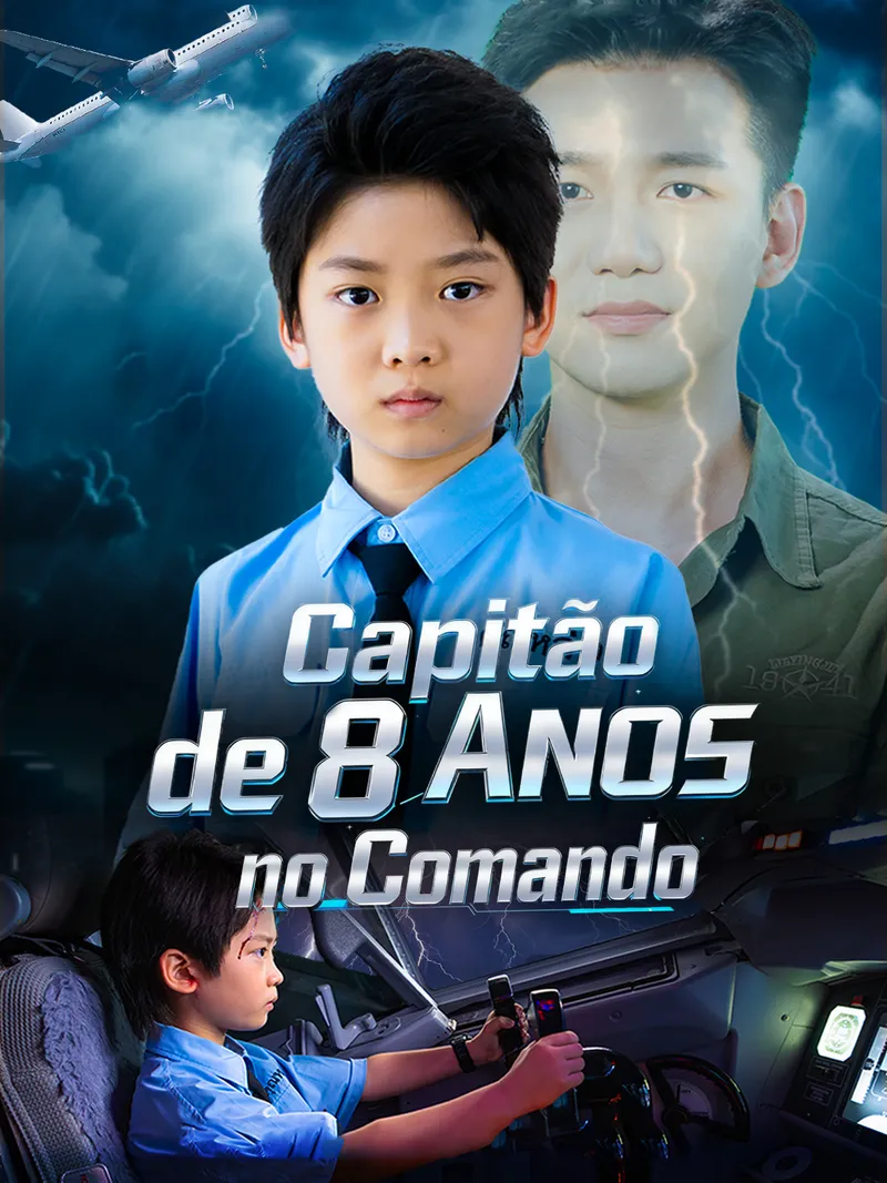 Capa de Capitão de 8 Anos no Comando