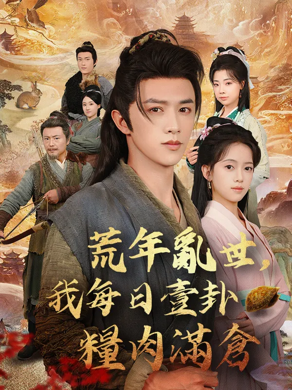 《荒年亂世，我每日壹卦糧肉滿倉》封面