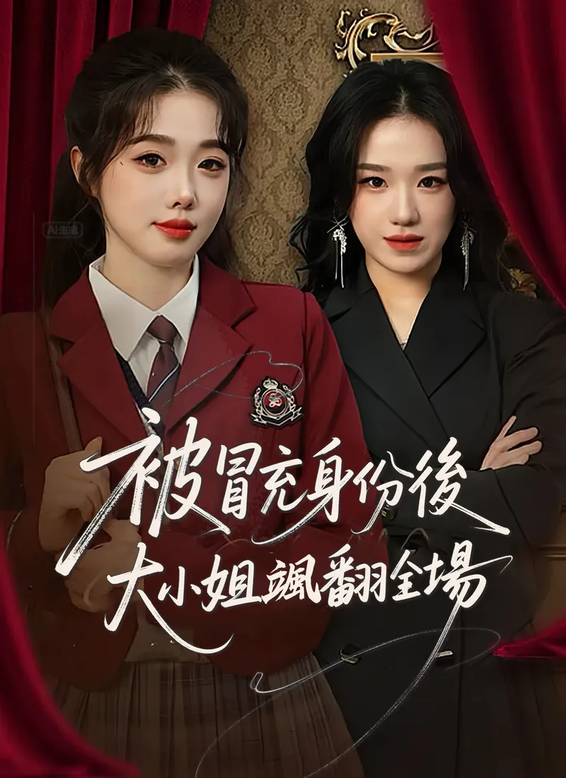 《被冒充身份後，大小姐颯翻全場》封面