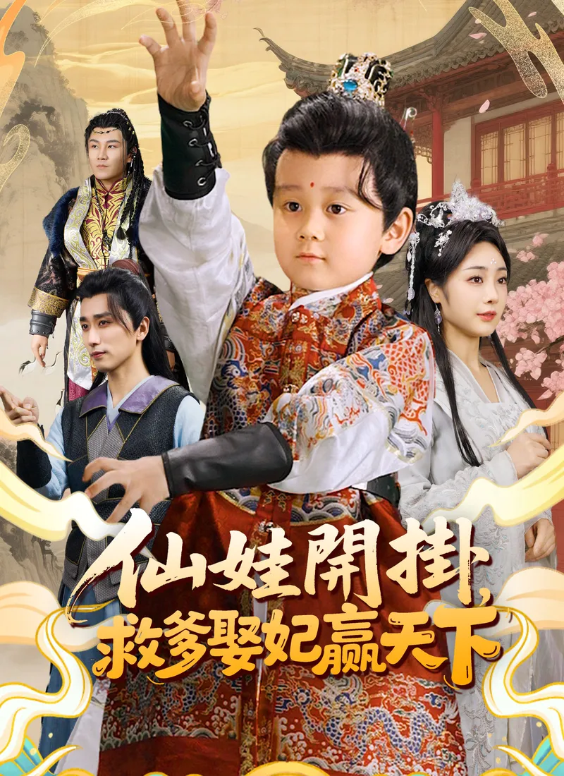 《仙娃開掛，救爹娶妃贏天下》封面