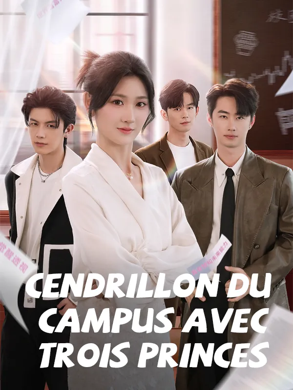 Couverture de Cendrillon du campus avec trois princes