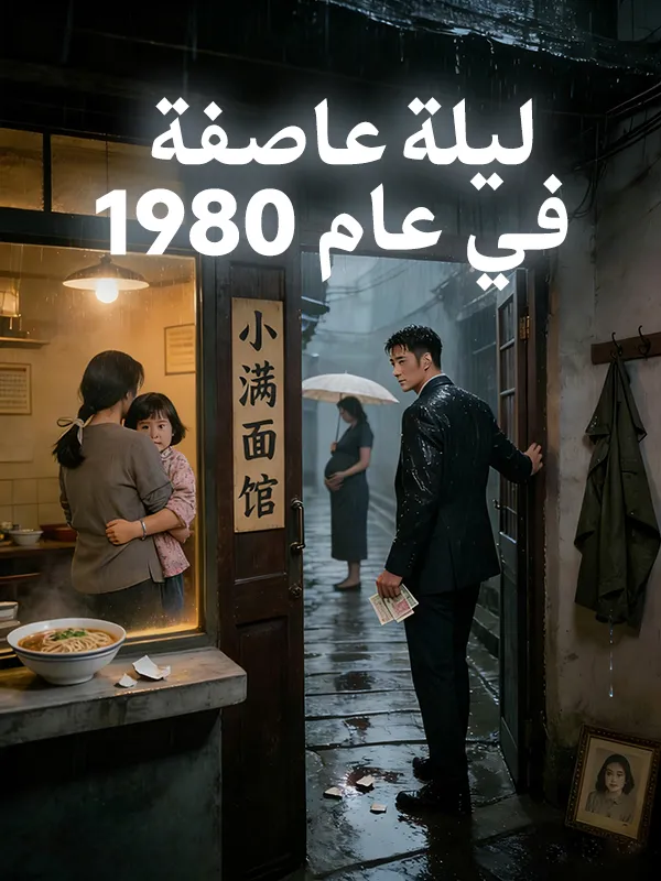 غلاف ليلة عاصفة في عام 1980