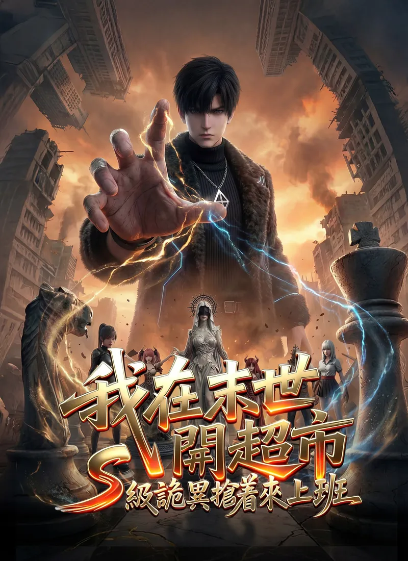 《我在末世開超市，S級詭異搶着來上班》封面
