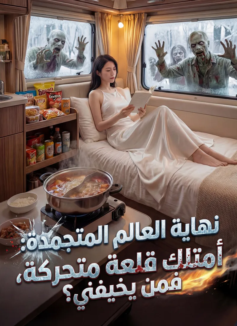 غلاف نهاية العالم المتجمدة: أمتلك قلعة متحركة، فمن يخيفني؟