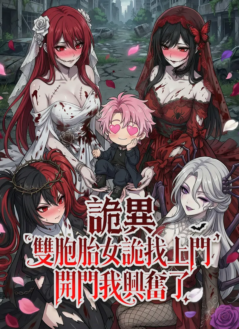 《詭異：雙胞胎女詭找上門，開門我興奮了》封面