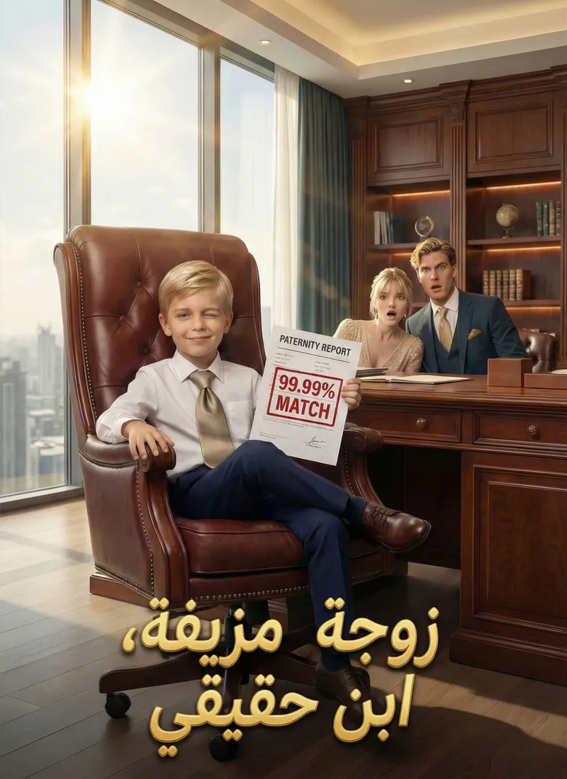 غلاف زوجة مزيفة، ابن حقيقي