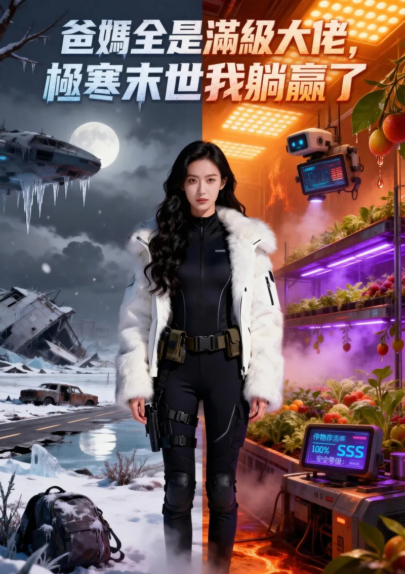 《爸媽全是滿級大佬，極寒末世我躺贏了》封面