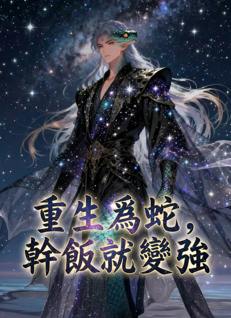 《重生爲蛇，幹飯就變強》封面