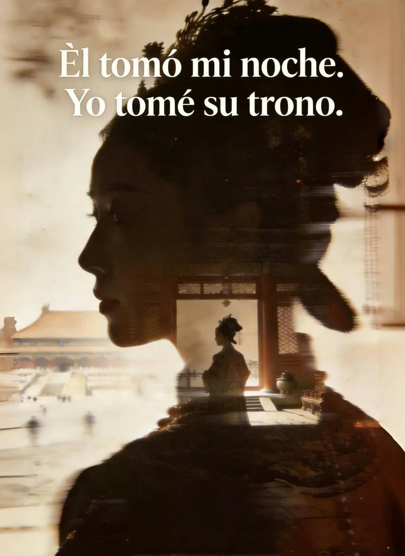 Portada de Él tomó mi noche. Yo tomé su trono