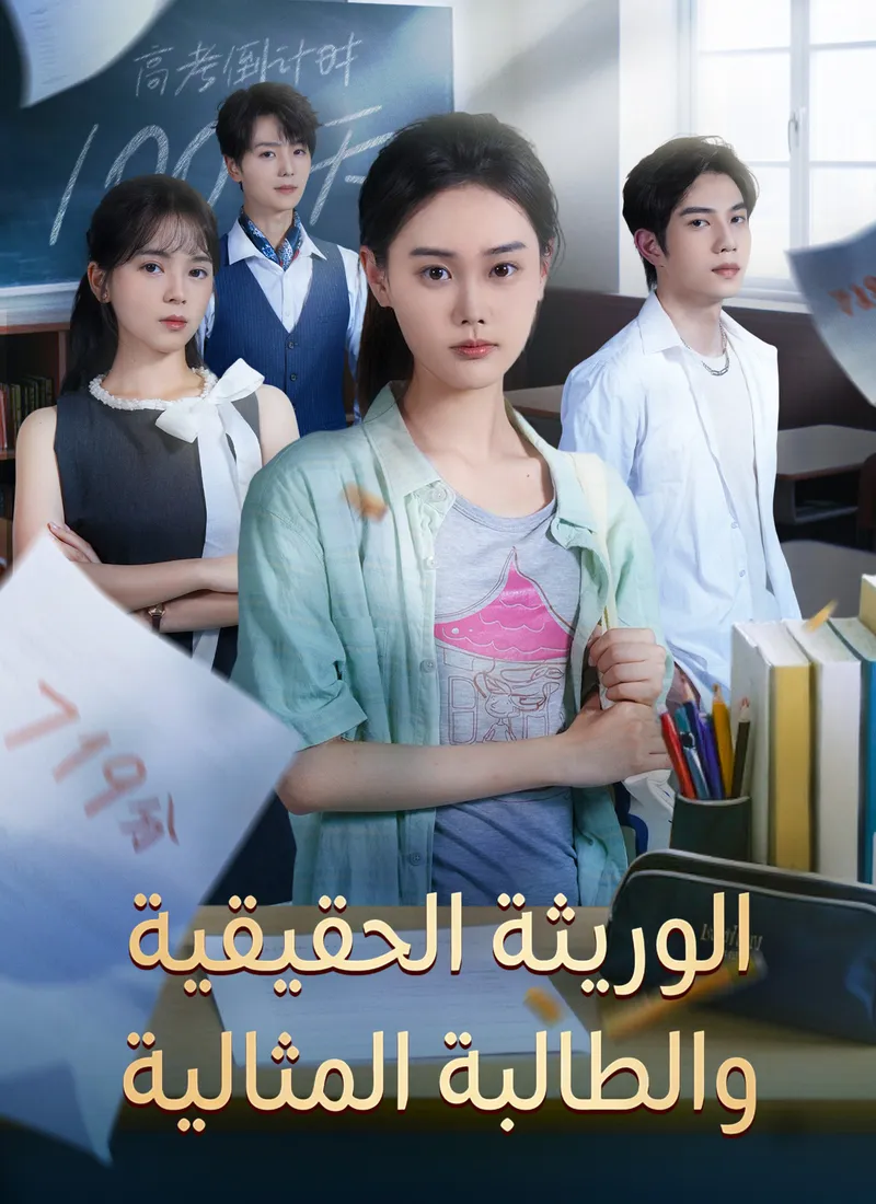 غلاف الوريثة الحقيقية والطالبة المثالية [مدبلج]