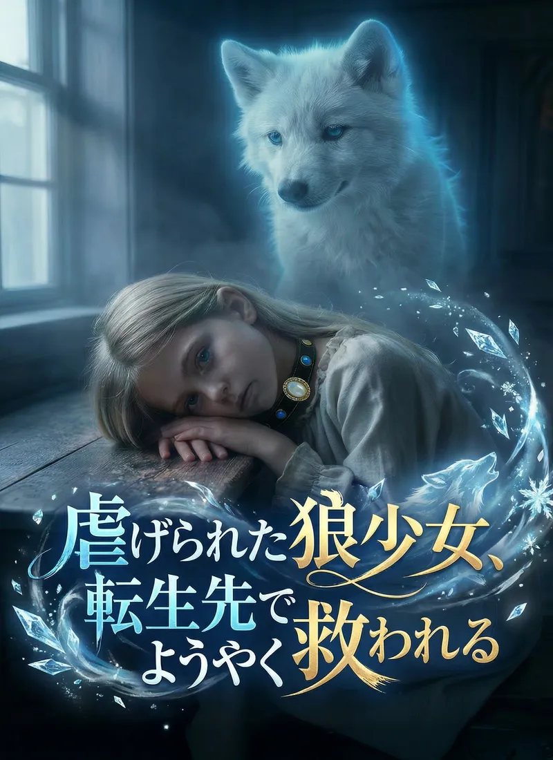 「虐げられた狼少女、転生先でようやく救われる」のカバー画像
