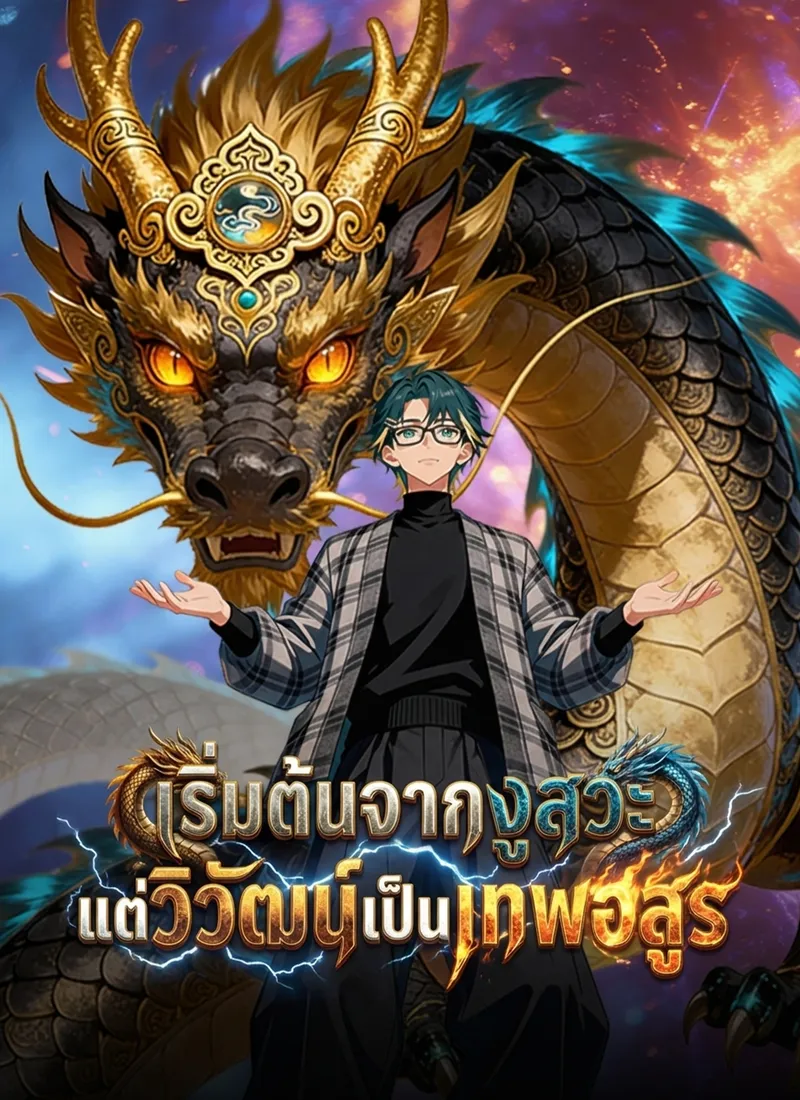 หน้าปก[พากย์ไทย]เริ่มต้นจากงูสวะ แต่วิวัฒน์เป็นเทพอสูร