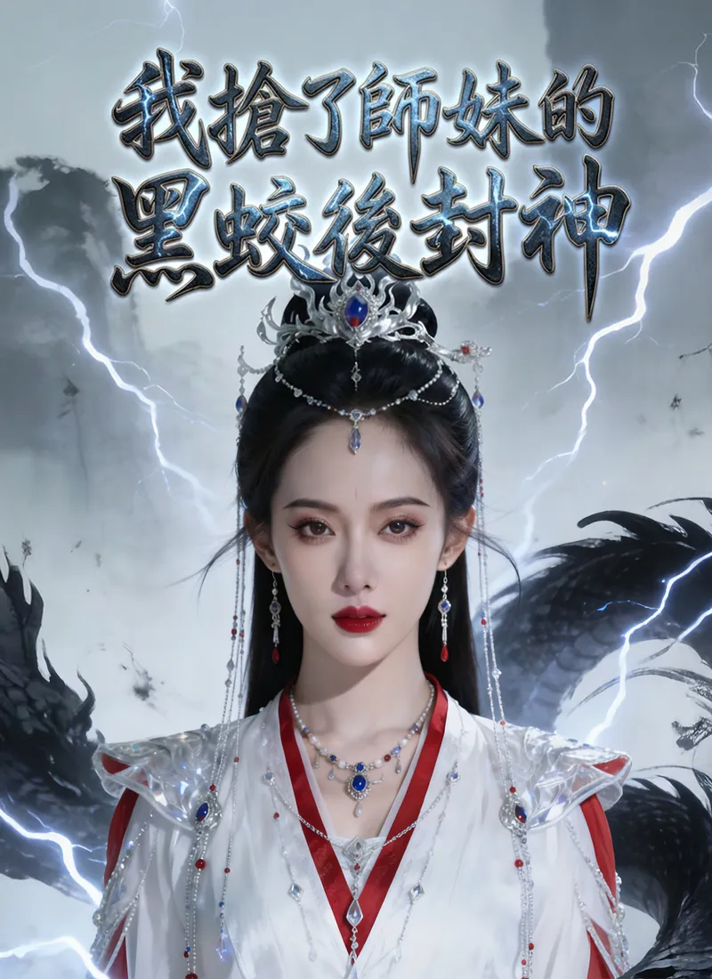 《我搶了師妹的黑蛟後封神》封面