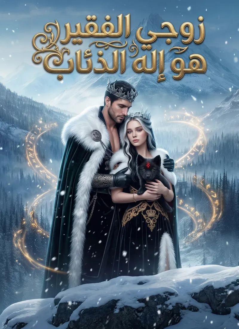 غلاف زوجي الفقير هو إله الذئاب