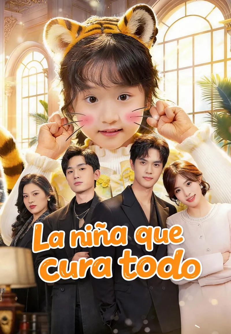 Portada de La niña que cura todo