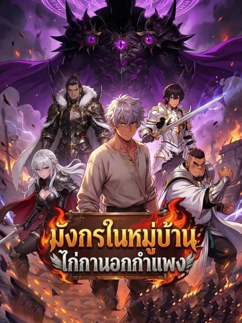 หน้าปกมังกรในหมู่บ้าน ไก่กานอกกำแพง