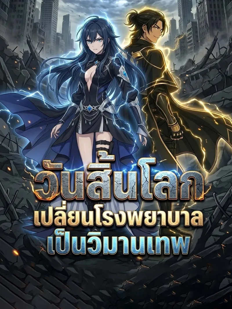 หน้าปกวันสิ้นโลก: เปลี่ยนโรงพยาบาลเป็นวิมานเทพ